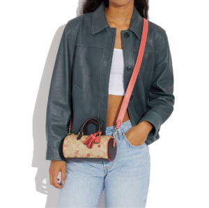 Tui Coach Lacey Crossbody Heart Star 'Light Khaki' CK562