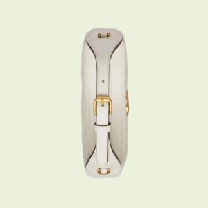 Tui Gucci GG Marmont Half Moon 'White' 699514-DTDHT-9022