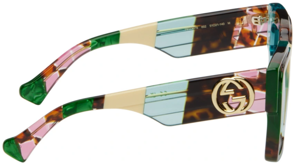 Kính Gucci Oversized Sunglasses 'Multicolor' GG1307S-002 - Hình ảnh 3