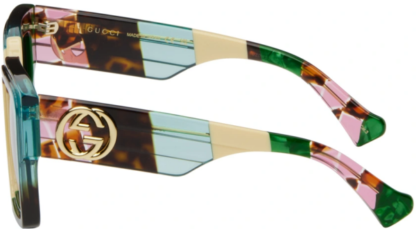 Kính Gucci Oversized Sunglasses 'Multicolor' GG1307S-002 - Hình ảnh 2