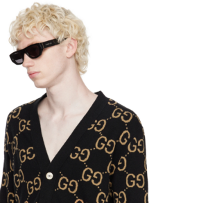 Kinh Gucci Rectangular Sunglasses 'Black' GG1134S-002