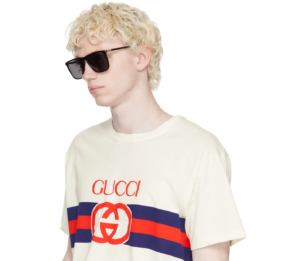 Kinh Gucci Square Sunglasses 'Black Gold' GG1269S-001