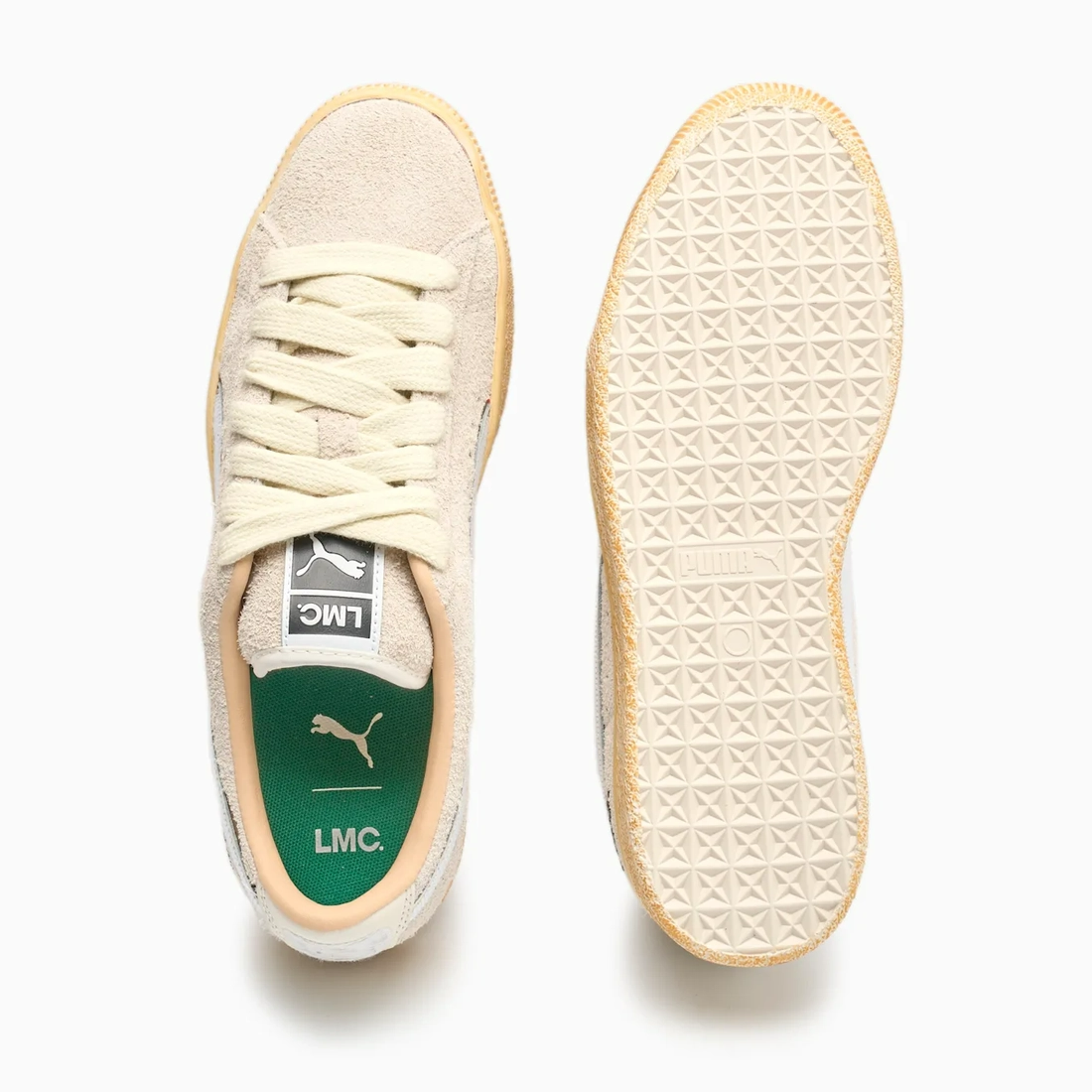 PUMA x LMC SUEDE VTG★コラボ★兼用★FROSTED IVORY Giày Puma x LMC Suede VTG 'Frosted Ivory' 394817-02