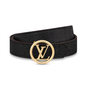 That Lung Louis Vuition LV Circle 20mm 'Black' M0567V