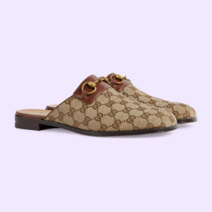 Dep Gucci GG Horsebit Slipper 'Ebony' 719749-FAA0U-9768