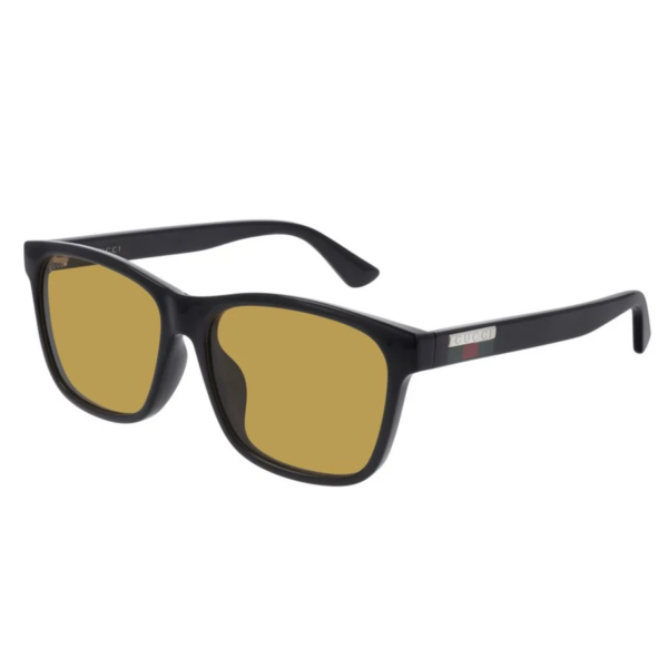 Kính Gucci Yellow Square Sunglasses 'Black' GG0746SA-002-57 - Hình ảnh 5