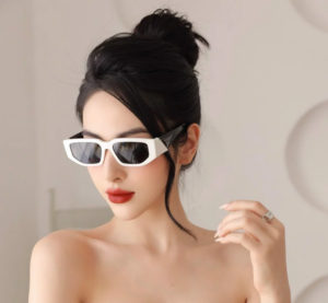 Kinh Prada Rectangle Sunglasses 'Black White' PR-09ZS-1425S0