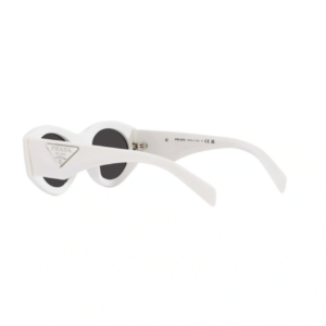 Kinh Prada Cat Eye Acetate Sunglasses 'White' PR20ZS1425S0
