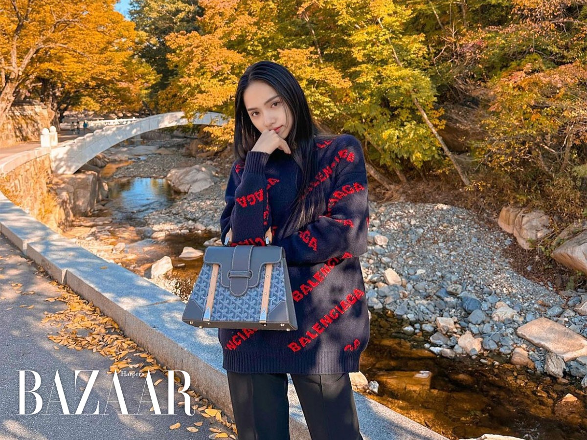 Hinh anh 4: Soi tu do tui Goyard cuc xin cua hoa hau Huong Giang