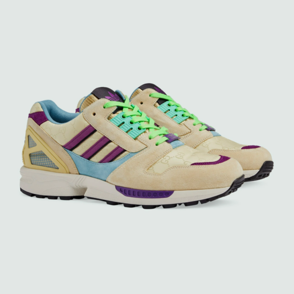 Giày Gucci x Adidas Zx8000 'Beige Purple' 721936-AAA9C-9341 - Hình ảnh 3