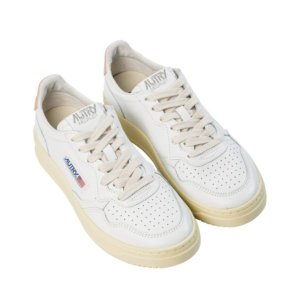 Giay Autry Medalist Low Leather 'White Pink' AULW-LL16