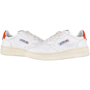 Giay Autry Medalist Low 'White Orange' AULW-LL24