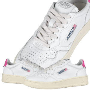 Giay Autry Medalist Low 'White Fuxia' AULW-LL42