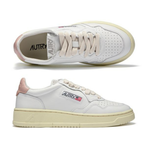 Giay Autry Medalist Low Leather 'White Pink' AULW-LL16