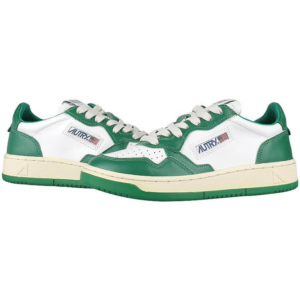 Giay Autry Medalist Low Leather 'Green White' AULW-WB03