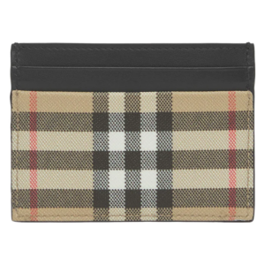 Vi Burberry Vintage Check Card Case 'Archive Beige' 80579451