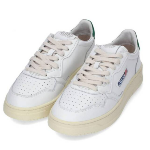 Giay Autry Medalist Low Leather 'White Green' AULM-LL20