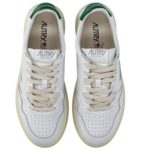 Giay Autry Medalist Low Leather 'White Green' AULM-LL20