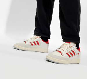 Giay Adidas Centennial 85 Low 'White Scarlet' HQ6278