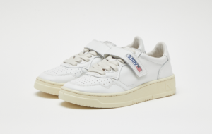 Giay Autry Strip Medalist Low Leather 'White' ASLW-LV01