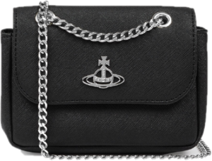 Túi Vivienne Westwood Saffiano 'Black' 51040067L001JN401
