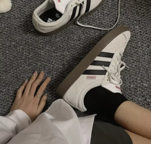 Giay Adidas VL Court Lifestyle Skateboarding 'Grey' HQ1802