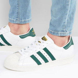 Giay Adidas Originals Superstar 'Green White' BB2230