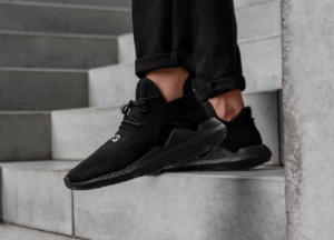 Giay Adidas Y-3 Saikou 'Black White Logo' BC0950