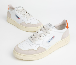 Giay Autry Medalist Low 'White Orange' AULM-LS45