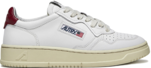 Giay Autry Medalist Low Leather 'White Burgundy' AULM-LL43