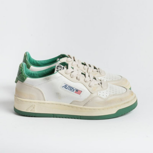 Giay Autry Medalist Low Pony Skin Leather 'White' AULW-PP01