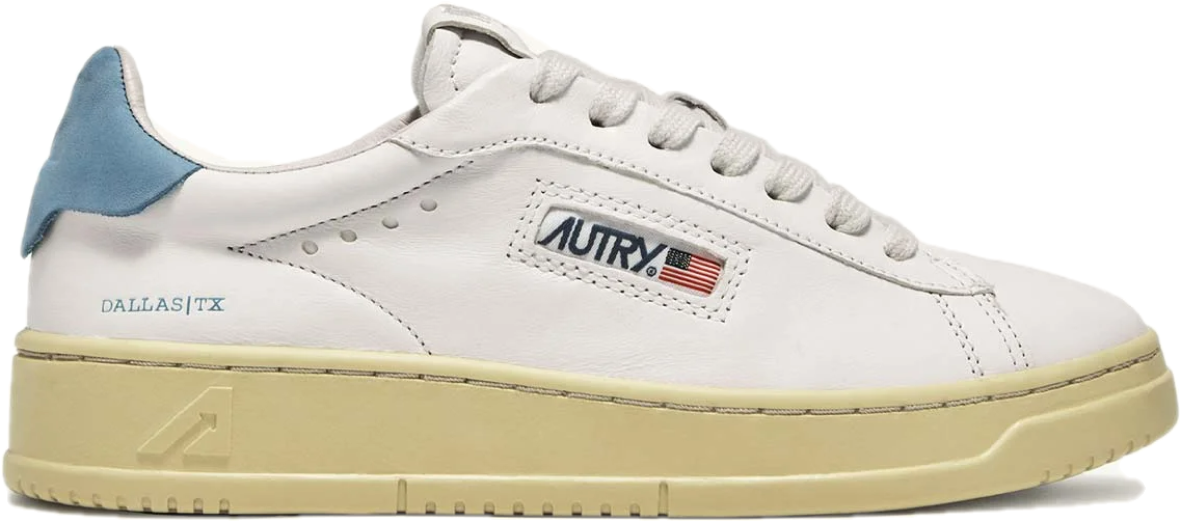 Giay Autry Dallas Low Nubuck Goatskin 'Blue' ADLM-NG03