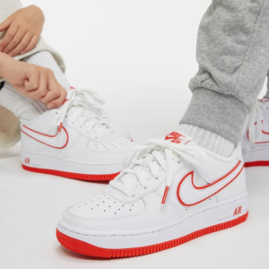 Giay Nike Air Force 1 GS 'White Picante Red' DV7762-101