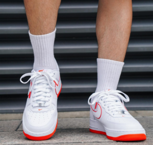 Giay Nike Air Force 1 GS 'White Picante Red' DV7762-101