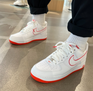 Giay Nike Air Force 1 GS 'White Picante Red' DV7762-101