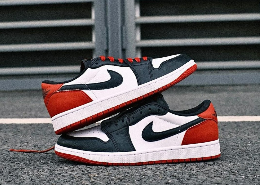 Giày Nike Air Jordan 1 Retro Low Og 'Black Toe 2023' Cz0858-106  Authentic-Shoes