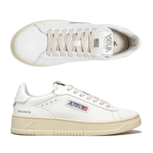 Giay Autry Dallas Low Leather 'White' ADLW-NW01