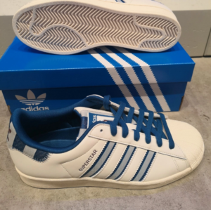 Giay Adidas Super Star 'Blue White' IE7307