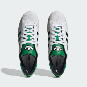 Giay Adidas Originals Superstar 'Green White' ID4670