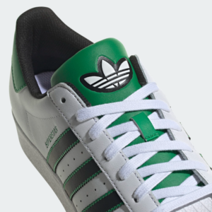 Giay Adidas Originals Superstar 'Green White' ID4670