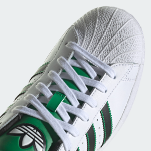 Giay Adidas Originals Superstar 'Green White' ID4670
