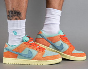 Giay Nike SB Dunk Low 'Orange Emerald Rise' DV5429-800