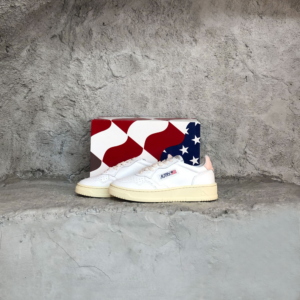 Giay Autry Medalist Low Leather 'White Pink' AULW-LL16