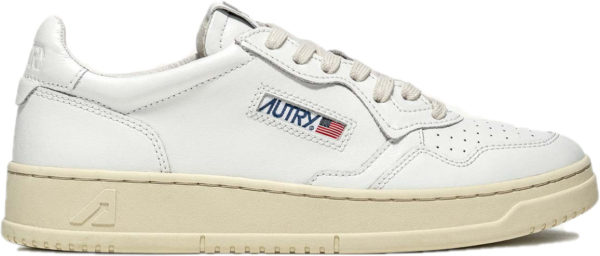Giày Autry Medalist Low Leather 'White' AULW-LL15