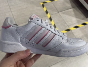 Giay Adidas Continental 80 Stripes 'White Clear Pink' GX4433