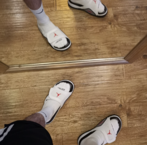 Dep Nike Jordan Hydro 4 Retro Slide 'White Cement' 532225-116