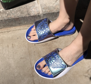 Dep Air Jordan Hydro 7 Slides GS 'White' AA2516-007