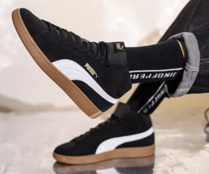 Giay Puma Smash V2 Mid 'Black White Brown' 366923-09