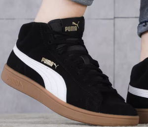 Giay Puma Smash V2 Mid 'Black White Brown' 366923-09