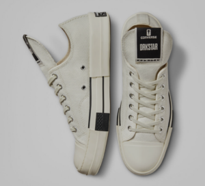 Giay Converse Rick Owens x Drkshdw Drkstar Chuck 70 'Egret' A00134C